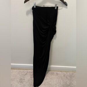 Charlotte Russe Black Asymmetrical Skirt